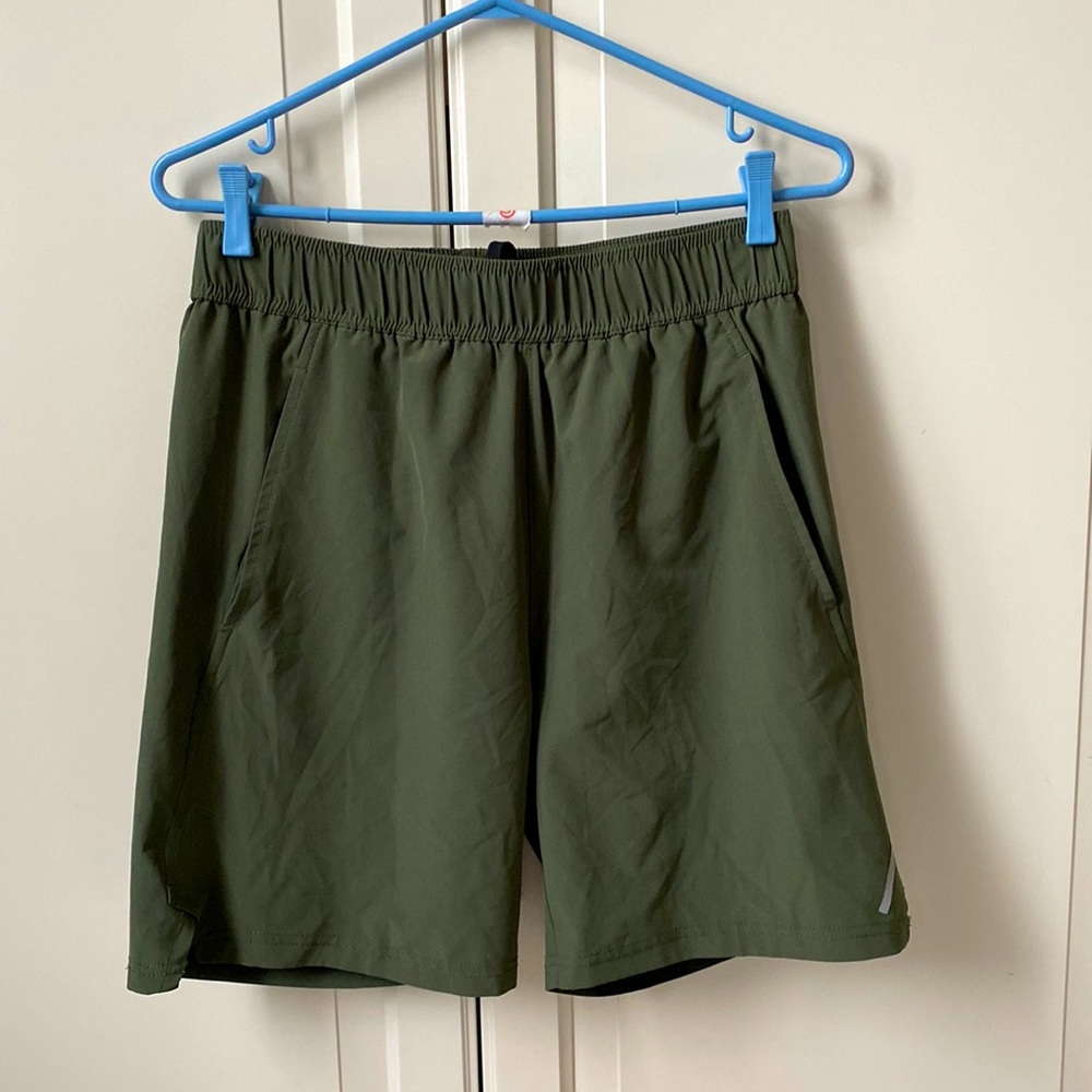 Moss Green Balance Collection -Athletic Shorts